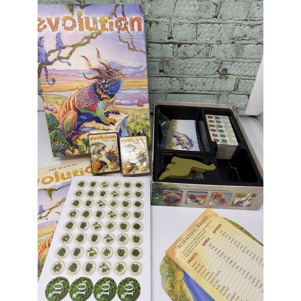 Evolution Board Game by North Star Games 2017 – Complete Game NEW-open box